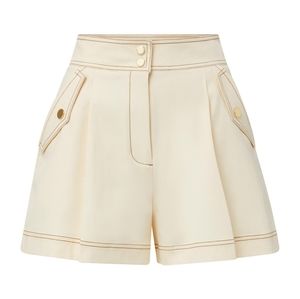 NWT Veronica Beard Keita Ecru Shorts - Size 4